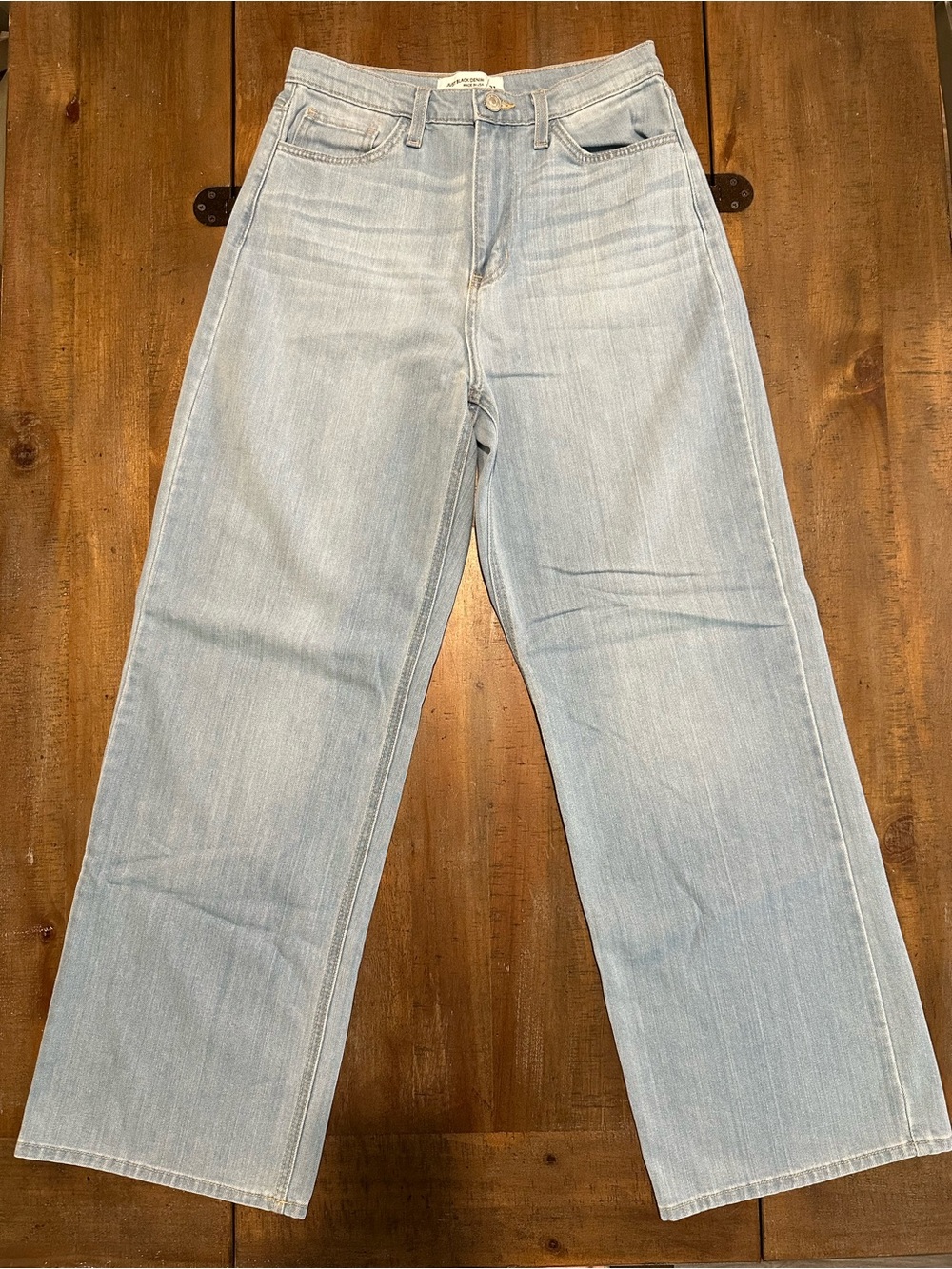 Just Black Light Wash Wide-Leg Jeans